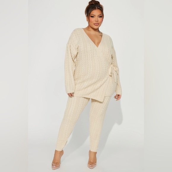 Matching Set - Sweater Set ✨ - Cream - Picture 4 of 4